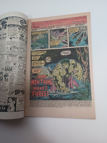 Incredible Hulk (1962) 197 Sehr schön/NM Man-Thing! Kultiges Bernie Wrightson Cover! - Bild 11 von 21