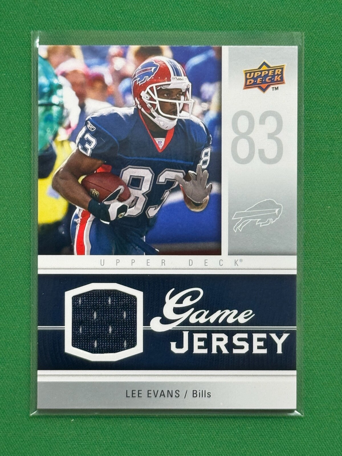 2009 Upper Deck Football Game Jersey #GJ-LE Lee Evans