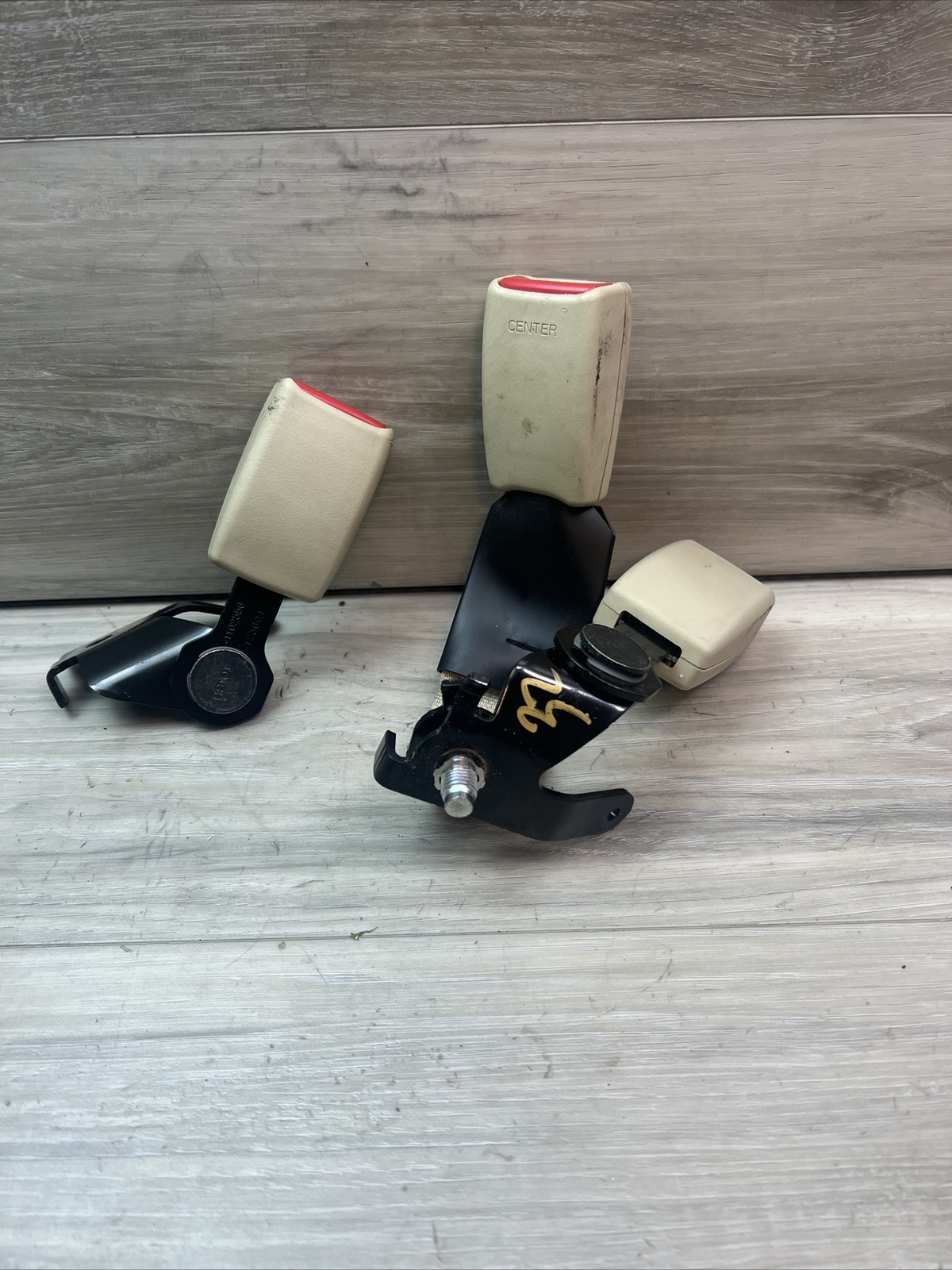 2014 2024 INFINITI Q50 REAR SEAT BELT BUCKLES 3 PIECES PRECRASH