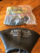 4.10 x 3.50-5” Inner Tubes  with L Valve Stem NOS Go-Carts Cheng Shin Pair (2)