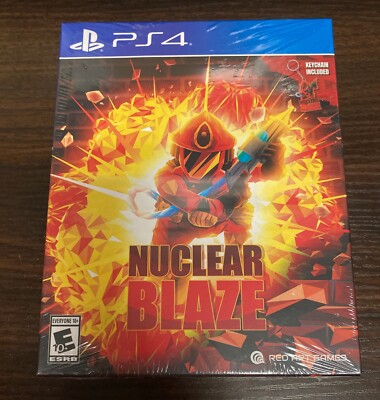 Nuclear Blaze - Playstation 4 PS4, ESRB Region Free, Red Art Games, New & Sealed