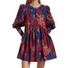 Farm Rio Women’s Animals Tapestry Mini Dress - Size Medium
