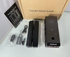 Perfiware Smart Glass Swing Office Door Lock - Fingerprint, Password, IC Card ++