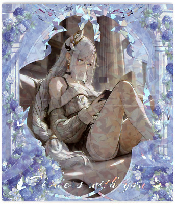  SHENHE Goddess Story Anime Waifu Doujin Card LOVE PICKING STARS - BIFOLD Card