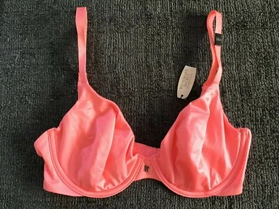 Victoria's Secret FABULOUS Unlined Demi BH US 32D 70D 75C ungepolstert Satin - Bild 1 von 4