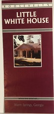 Vintage Little White House Brochure Franklin Roosevelt Warm Springs Georgia BR13