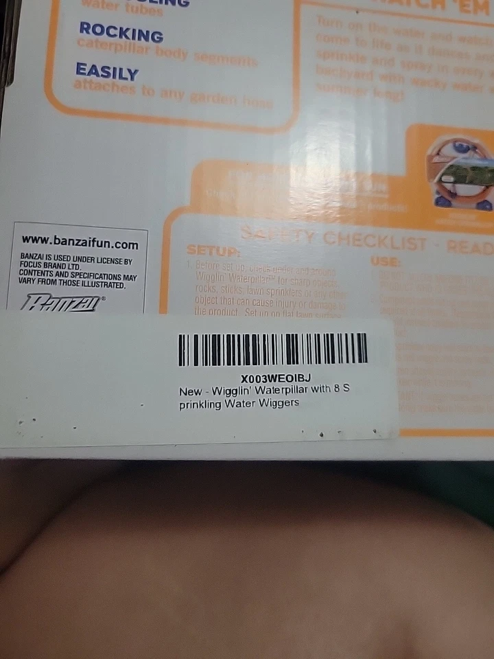 Banzai Wigglin' Pilar de Agua Patio Trasero Exterior Niños Divertido Aspersor de Agua Verano Foto 4 de 4