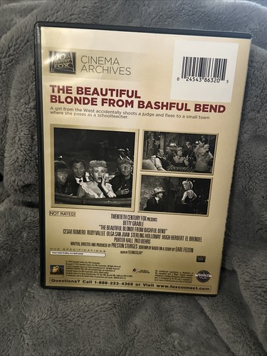 The Beautiful Blonde from Bashful Bend (DVD, 1949) Fox Cinema Archives - Picture 2 of 3