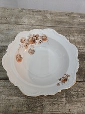 MITTERTEICH BAVARIA GERMANY PORCELAIN NORWAY ROSE SERVING BOWL