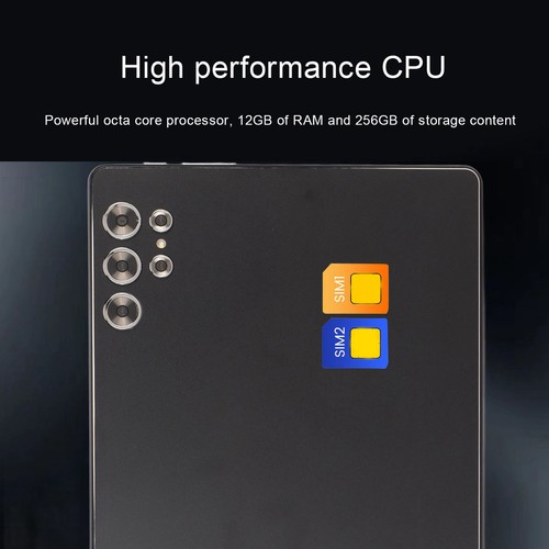 10.1 Inch Tablet 12GB RAM 256GB ROM Octa Core CPU 4G LTE Mobile Call Dual Ca SDS - Picture 10 of 33