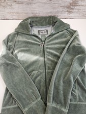 Everlast Velvet Track Suit Women Boxing Equipment Ladies Medium Jacket Green