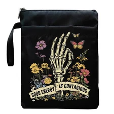 Book Sleeve Book Sleeve with Zipper Book Sleeve for Book Lovers The Reader Ta...