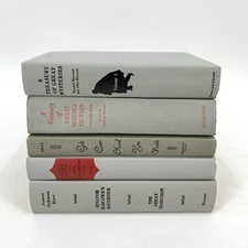 Gray Color Vintage Hardcover Book Stack 5 Home Decor Centerpiece Shelf Filler