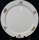 FRANKOMA U.S.A. Pottery Large Sportsman Chop Serving Platter Desert Gold 13"