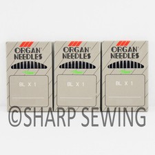 30 ORGAN NEEDLES for PFAFF SERGER 604, 794, 795, 796 SIZE 11BP BLX1 BALL POINT