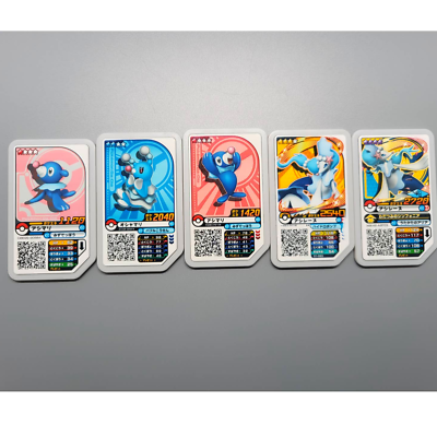 Popplio Brionne Primarina Ga Ole Arcade Disk GaOle Cards Pokemon / US SELLER