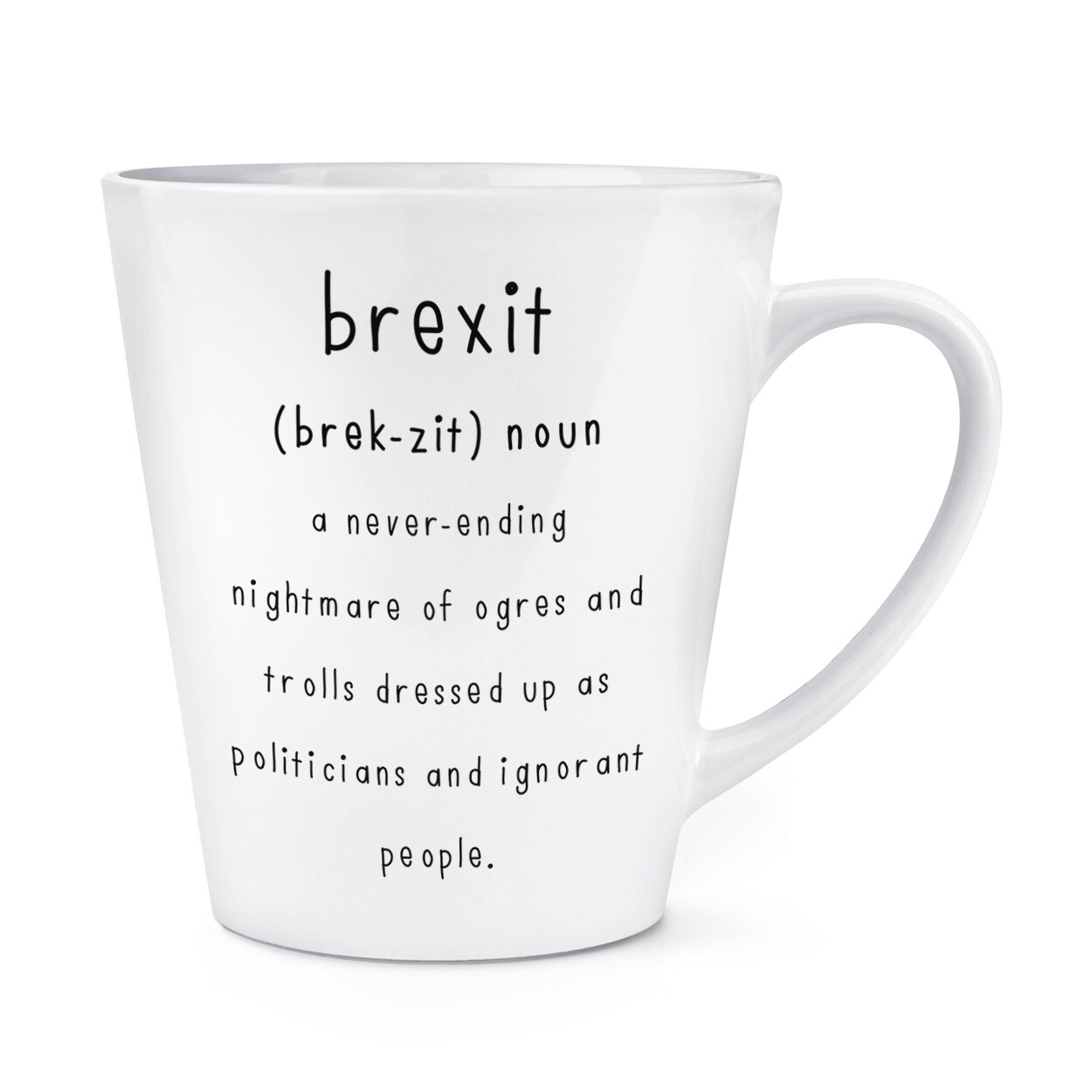 Brexit A Never-ending Nightmare 12oz Latte Mug Cup Funny Joke Britain EU