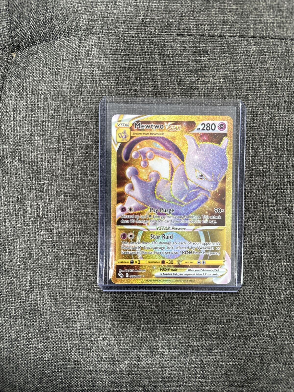 Pokémon - Pokémon - Trading card Ultra Rare Mewtwo! - Gold Star