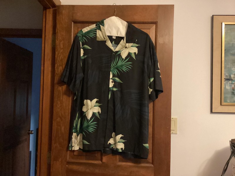 Caribbean Joe Size L / Large Men's Short Sleeve Button Down Shirt