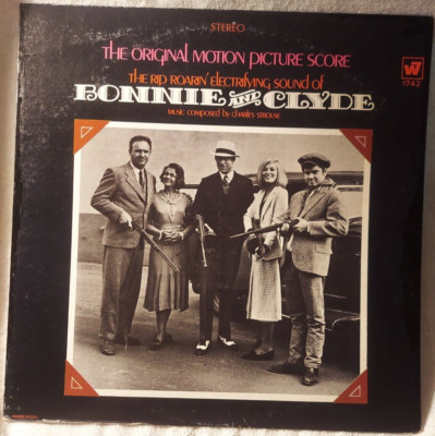 Charles Strouse Bonnie and Clyde Soundtrack Vinyl LP (1968 Warner Bros. WS 1742)