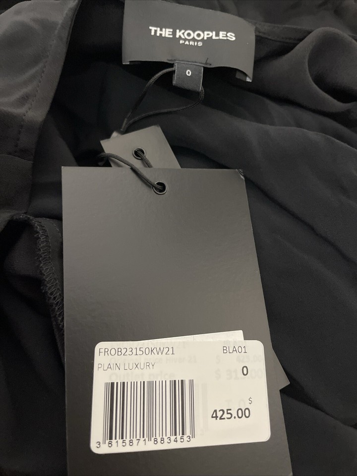 Women’s NWT Black The Kooples Long DressSize 0(XS2) eBay