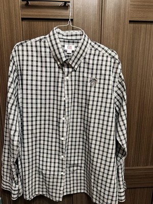 Cutter and Buck OSU Cowboys Men's XL Checkered Button Down Shirt Fast Shipping!!