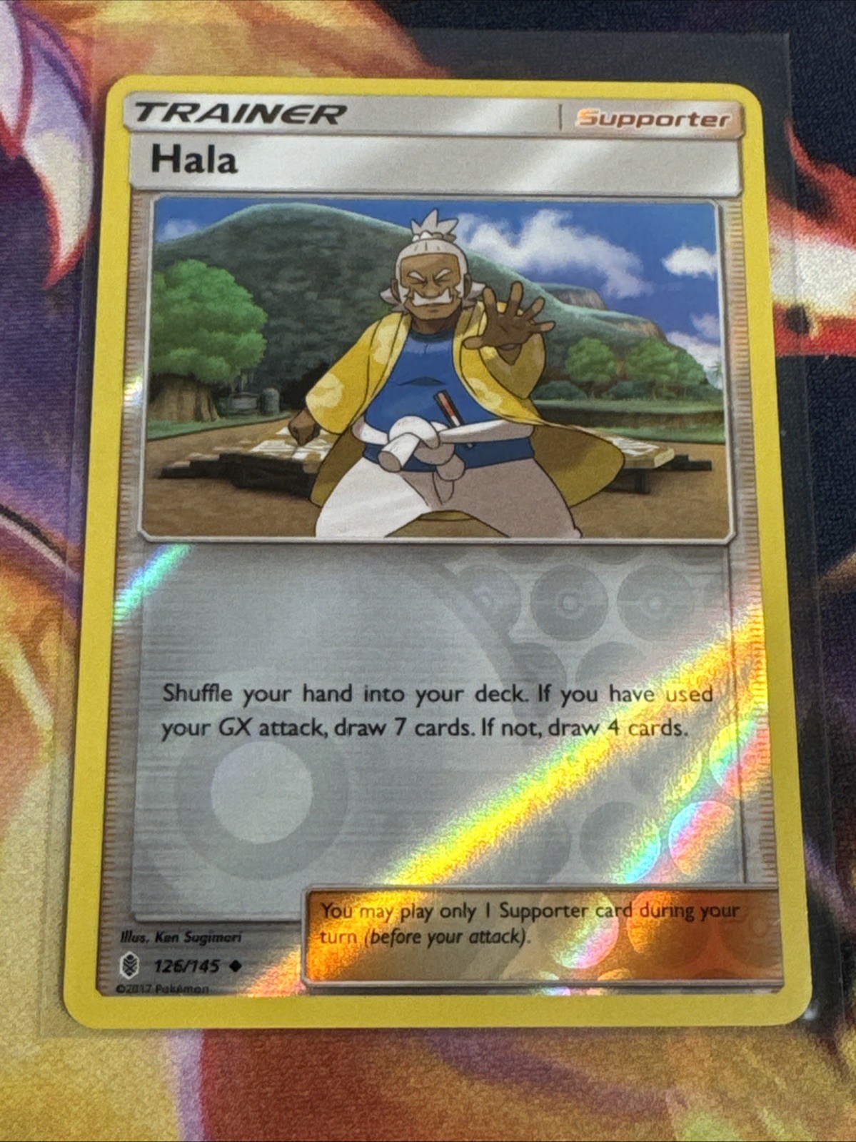 Pokemon - Hala - 126/145  - Reverse Holo - Guardians Rising