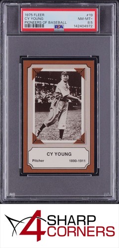Cy Young #19 1975 Fleer Pioneers of Baseball card
