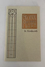 "George Washington Maher in Kenilworth". (Illinois). 1993. 1st ed. Fine.