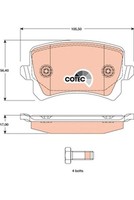 1 X Bremsbelagsatz BremsbeläGe TRW GDB1763 FüR VW CC