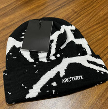 Arc'teryx Grotto Toque Beanie Black Merino Wool Winter Hat Unisex Casual- 2026