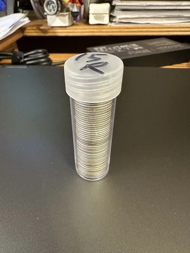 Roosevelt Dimes 1 Roll Lot of 50 90% Silver Coins 10 Cent Good Mix of Dates 15R