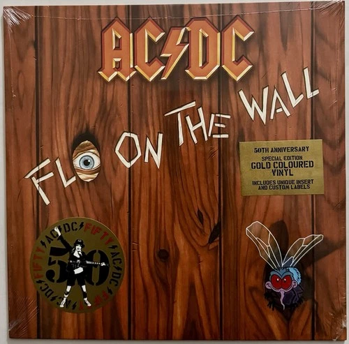 AC/DC - Fly On The Wall LP Gold Vinyl 50th Anniversary Edition New