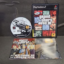Grand Theft Auto III 3 Playstation 2 PS2 Game CIB Map