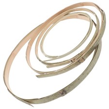 4 Pcs Bamboo Weaving Strips Flat Cane Basket Materials for Furniture