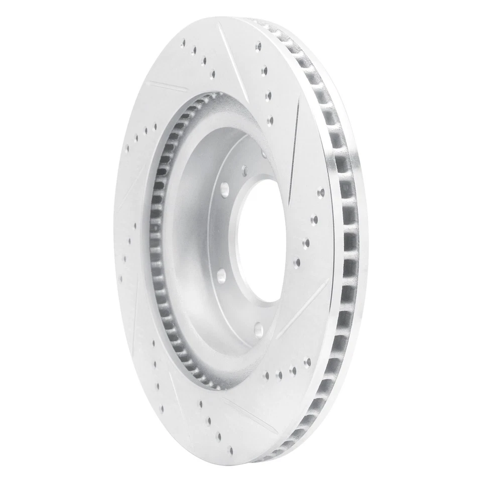 For Mitsubishi Montero 08-17 Brake Rotor DFC Premium Drilled & Slotted Front — 第 4/4 张图片