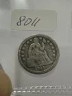 1856 P SEATED LIBERTY DIME - NOTE THE SCRATCHES ON OBVERSE SIDE !!!