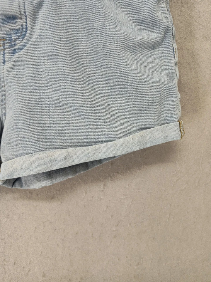 Shorts jeans Forever 21 feminino 31 jeans cintura alta algemado casual clássico shorts - Imagem 4 de 4