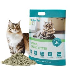 Natural Tofu Cat Litter, Cat Litter with Green Tea Extract   Dust-Free, Fast ...