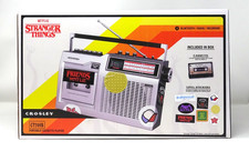 Stranger Things Crosley CT200B-SI Cassette Player  Recorder - Silver