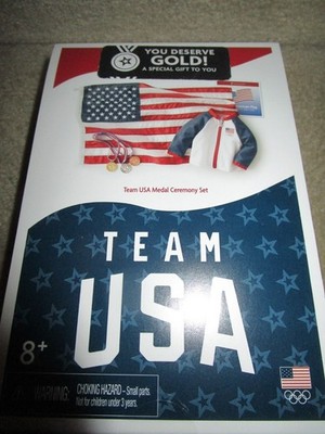 American Girl Team USA Medal Ceremony Set NIB