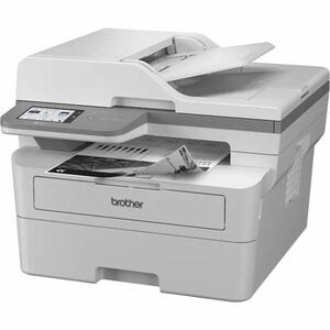 Brother Wired & Wireless Laser Multifunction Printer Monochrome Grey Copier/Fax/