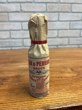 Vintage Lea Perrins Worcestershire Sauce Bottle w/ Label - Film Prop Decor