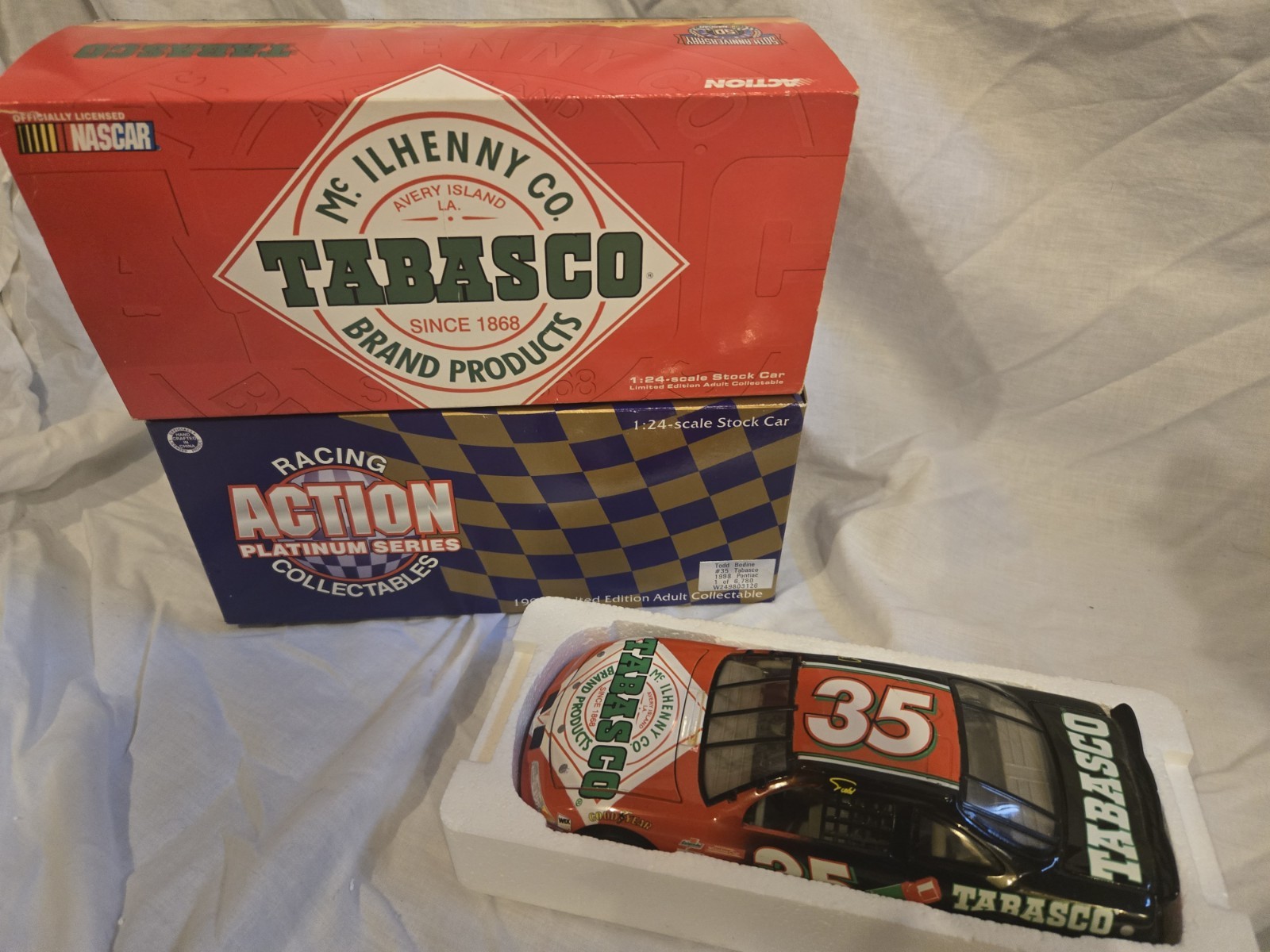 Pontiac 1998 Racing Action Platinum Seties Tabasco #35 Todd Bodine Stock Car