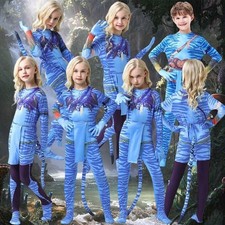 🔥🔥Karneval Kinder /Erwachsene  Avatar Cosplay Kostüm Jumpsuit Party Anzug 2026