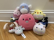 Squishmallows Cute Mixed Lot Of 9