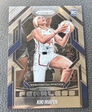 2025 Panini Prizm WNBA - Fearless Kiki Iriafen #8 (RC) Washington Mystics Rookie