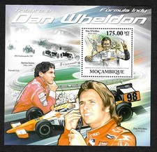 Mocambique 2011: Tributo a Dan Wheldon, 1978-2011, Block MNH