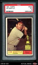 1961 Topps #559 Jim Gentile Orioles ASR PSA 5 - EX