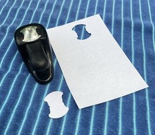 Stampin Up Round Tab Paper Shapers Punch Whale Tail Style RETIRED Scrapbooking B